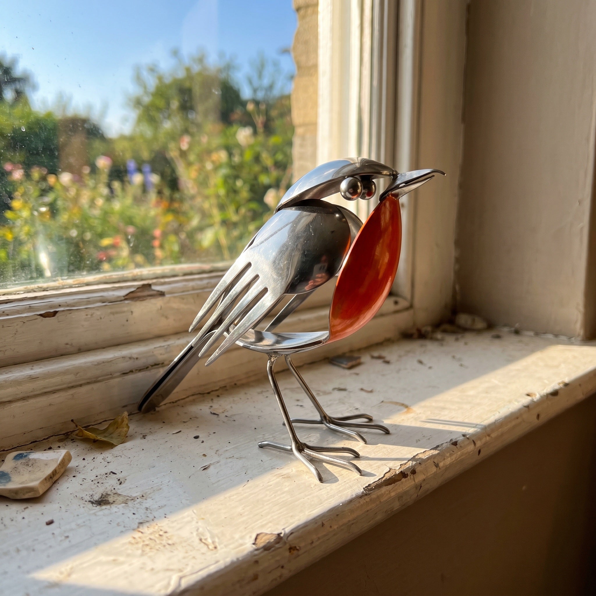 Artie's Handmade Metal Robin