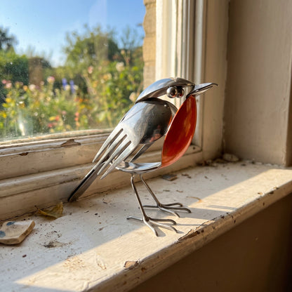 Artie's Handmade Metal Robin