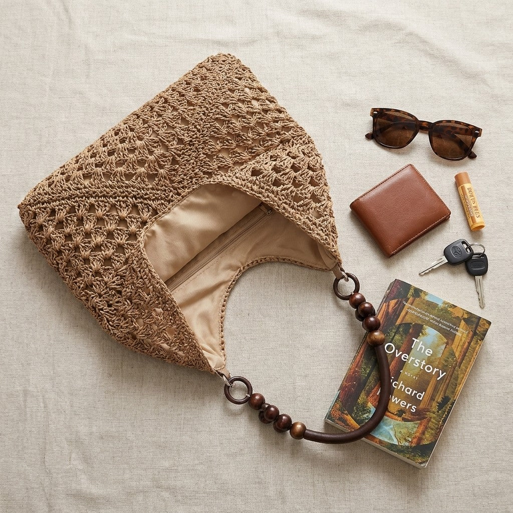 Martha's Handcrafted Bohemian Crochet Bag