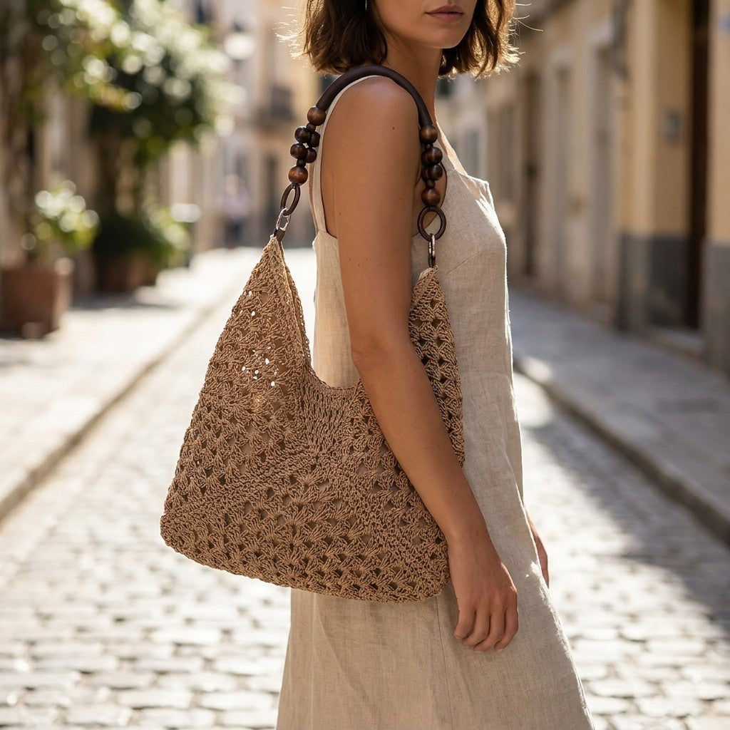Martha's Handcrafted Bohemian Crochet Bag