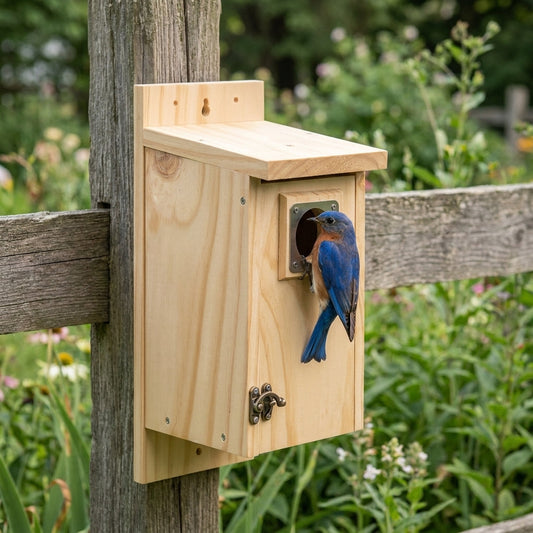 Artie's Handcrafted Bluebird Nesting Box