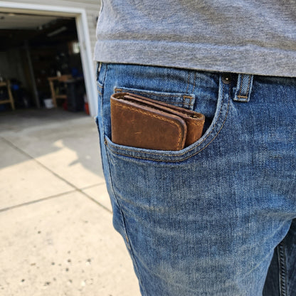 Harold's Handcrafted RFID-Shield Leather Wallet