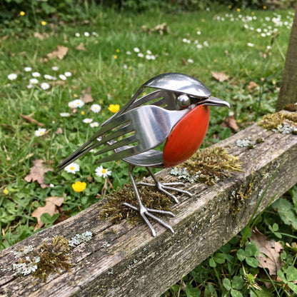 Artie's Handmade Metal Robin