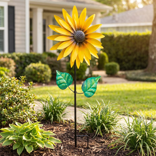 Earl's handcrafted Sunflower Wind Spinner