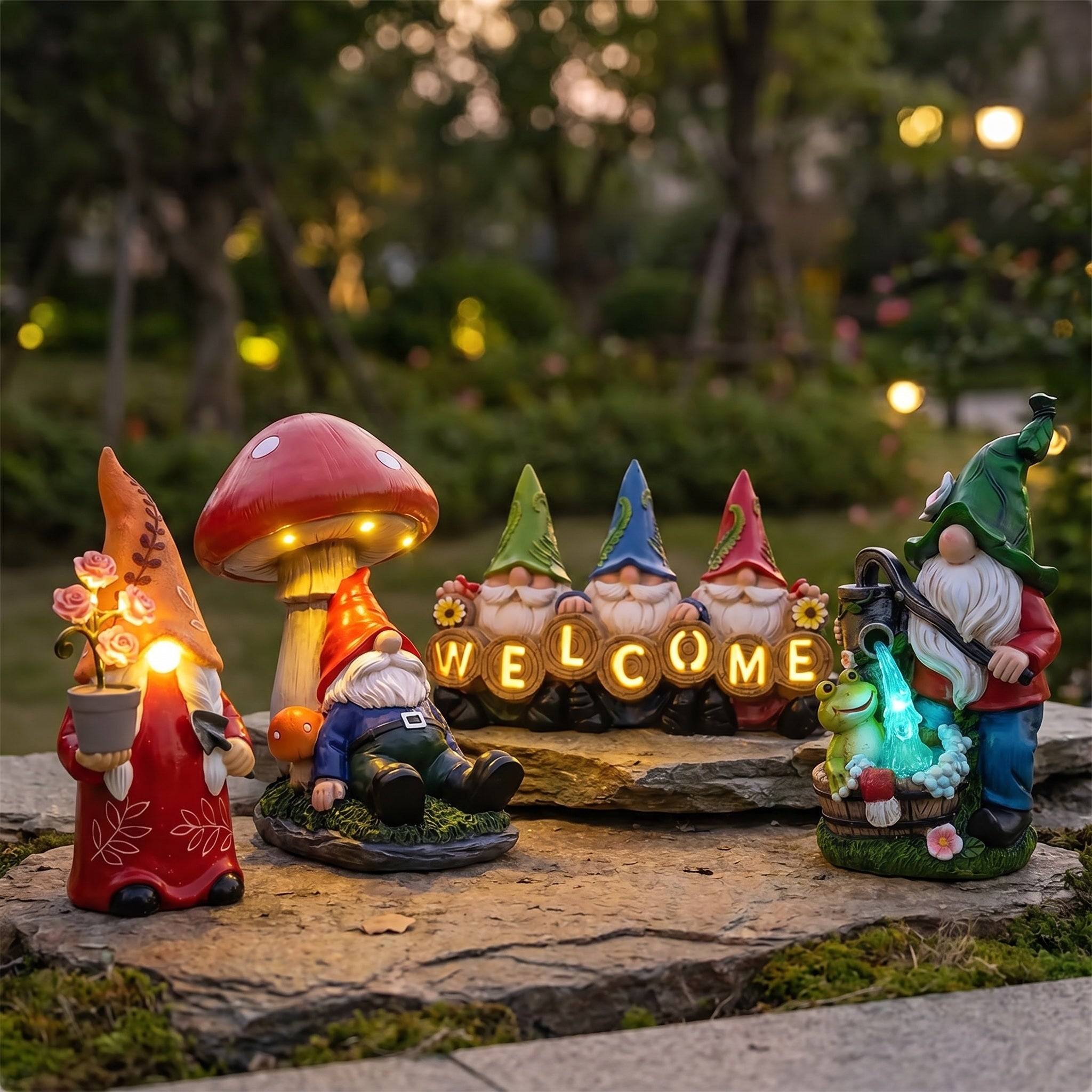 Eleanor's Handcrafted Garden Gnome
