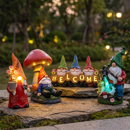 Eleanor's Handcrafted Garden Gnome