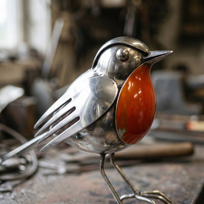 Artie's Handmade Metal Robin