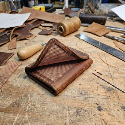 Harold's Handcrafted RFID-Shield Leather Wallet