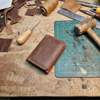 Harold's Handcrafted RFID-Shield Leather Wallet
