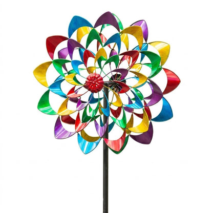 Mara's Dual-Rotor Zinnia Wind Spinner