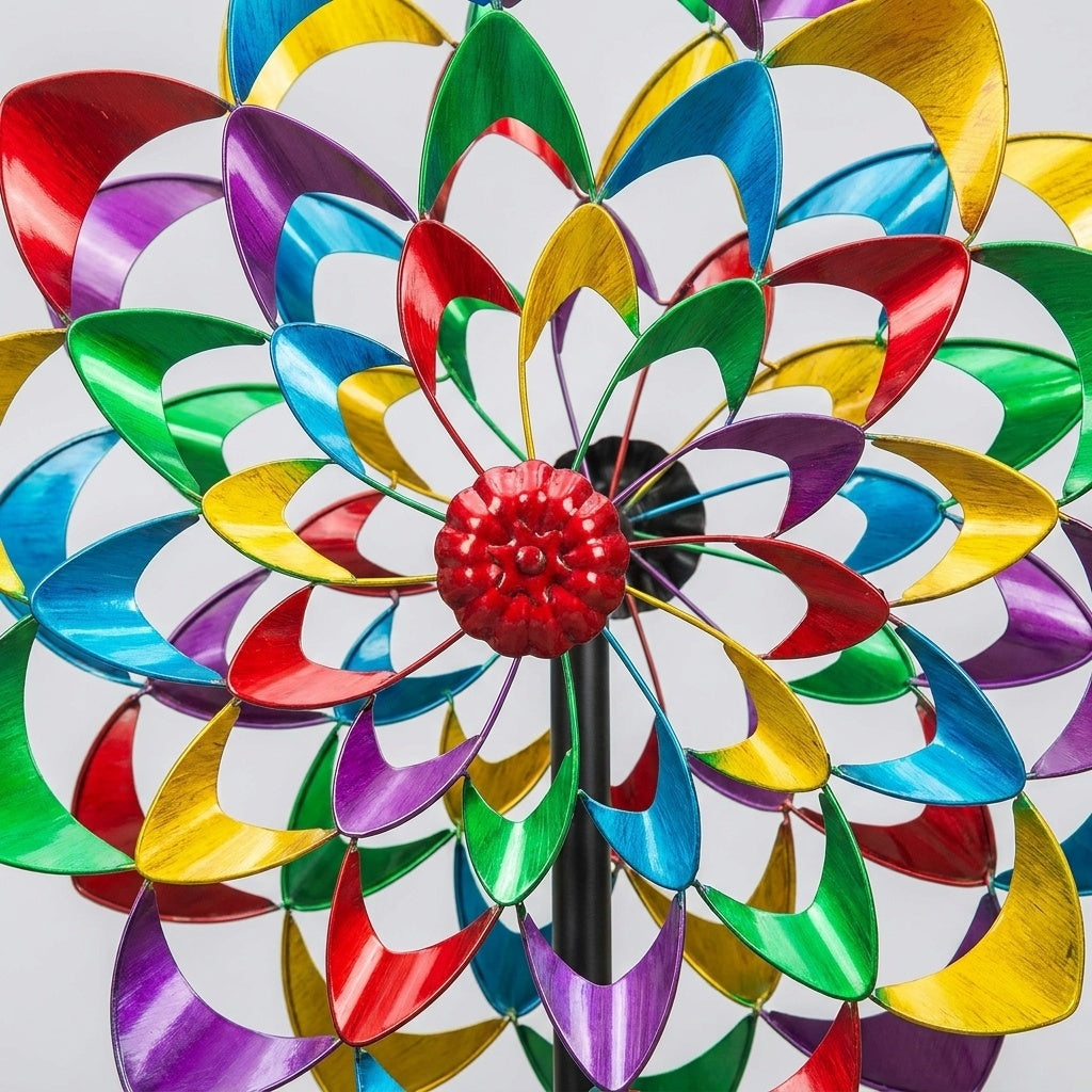 Mara's Dual-Rotor Zinnia Wind Spinner
