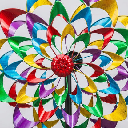 Mara's Dual-Rotor Zinnia Wind Spinner