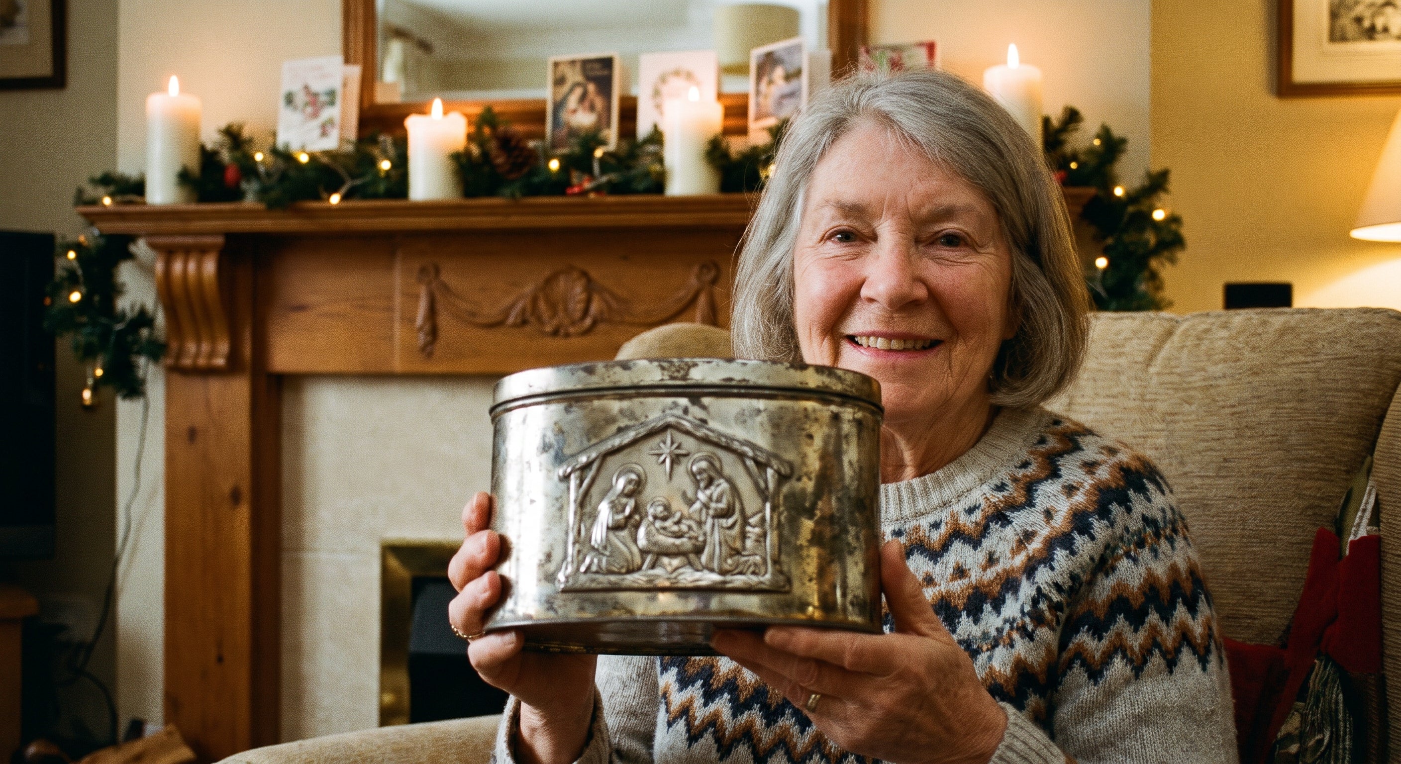 Customer review photo for tin